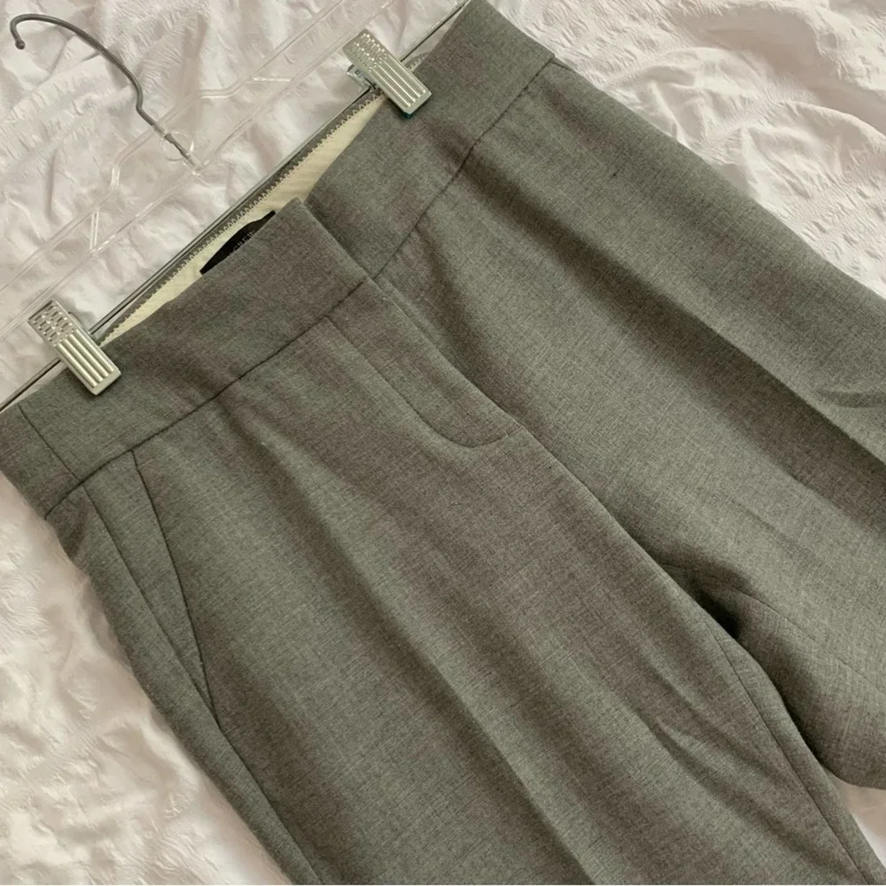 J Crew Gray Trousers Career Pants 00 - Picture 5 of 12